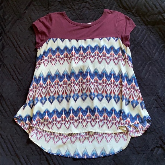 patterned blouse - Picture 1 of 2